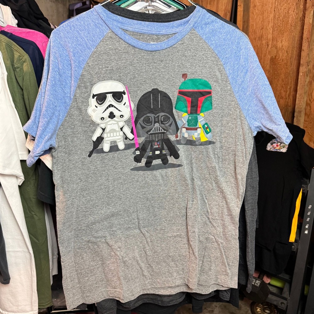 Star Wars - Chibi ringer tee size Large